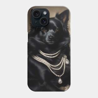 Pearly Schipperke Phone Case