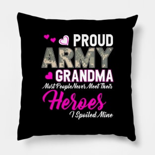 Proud Army Grandma Pillow