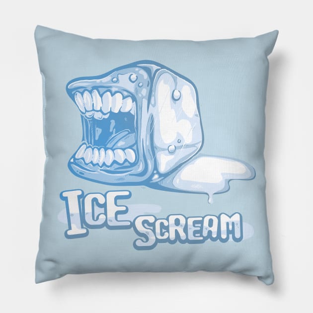 Ice Scream Pillow by raxarts