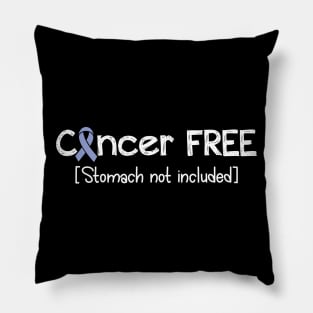 Cancer FREE- Stomach Cancer Gifts Stomach Cancer Awareness Pillow