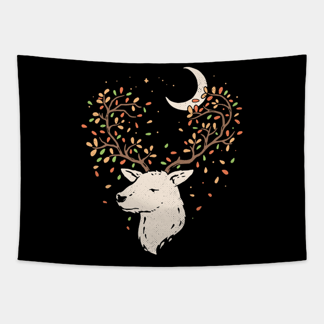 Lovely Deer Tapestry by triagus