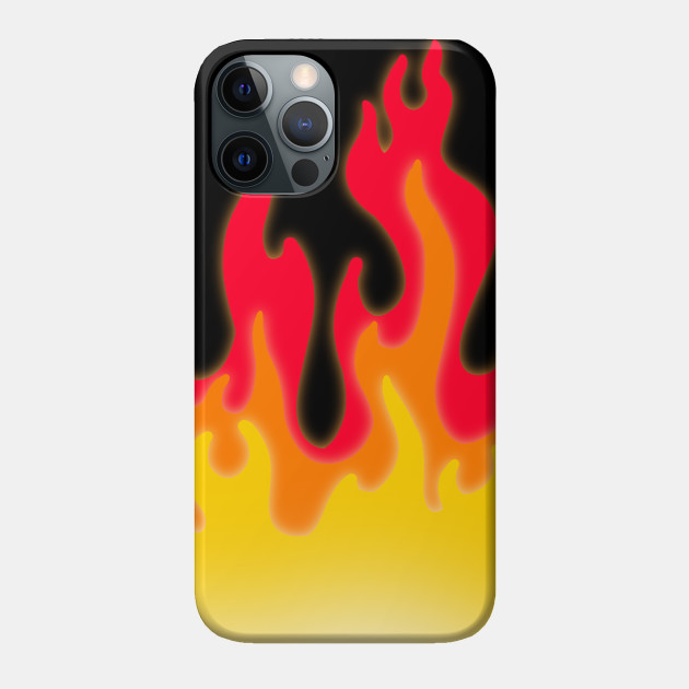 Fire and Flames in Red, Orange, and Yellow! - Flames - Phone Case