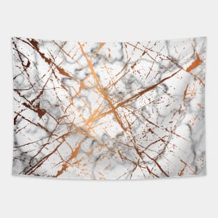 Gold and Marble Pattern Tapestry