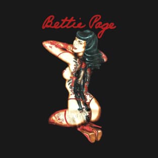 Bettie Page Pin Up Color T-Shirt