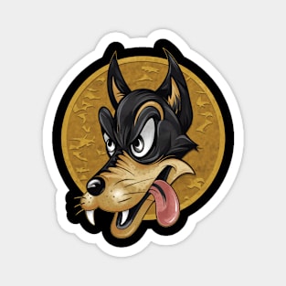 The Wolf Art Magnet