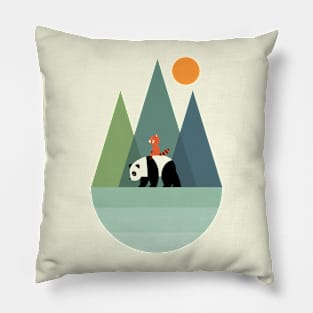 Panda Journey Pillow