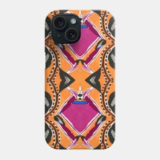 Suzane Style Pink and yellow seamless pattern Phone Case