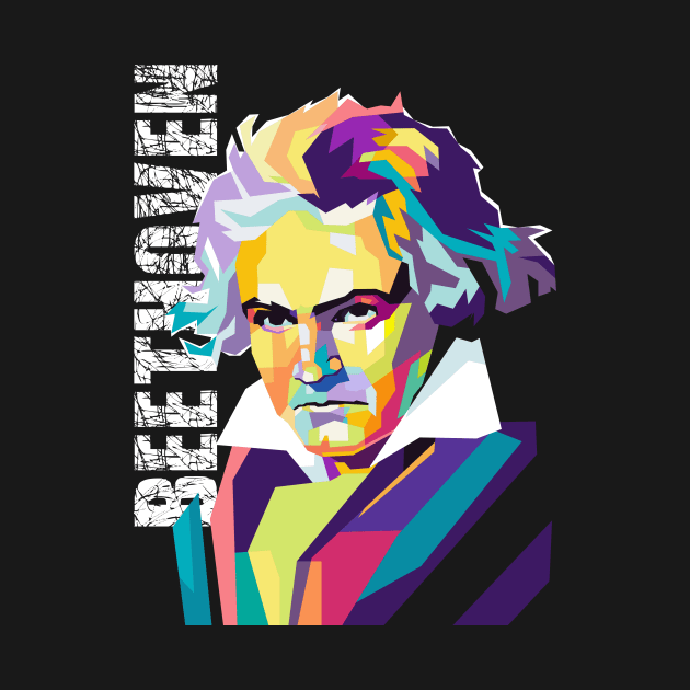 Beethoven wpap popart by Martincreative