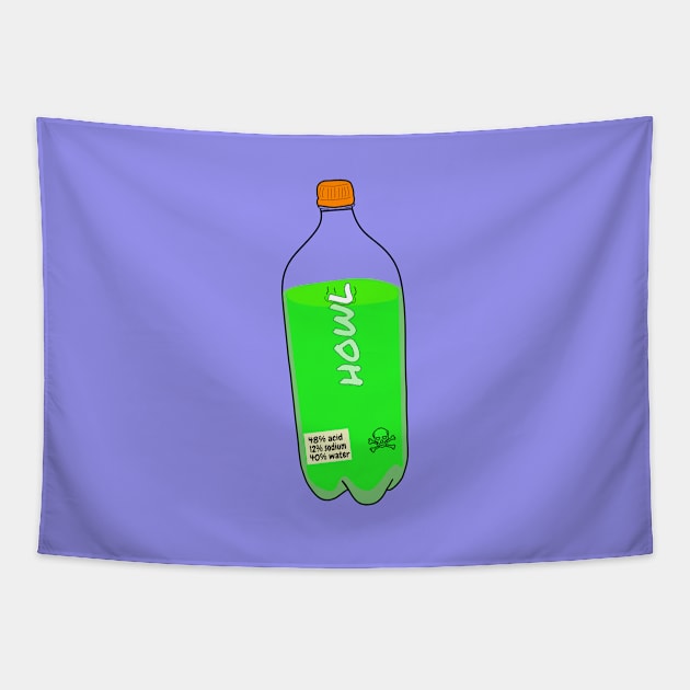 toxic bottle Tapestry by Kworks