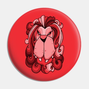 Lion - Cherry Tomato Red Pin