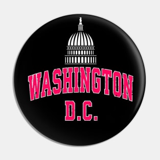 Washington District of Columbia DC Vintage Sports Design Nav Pin