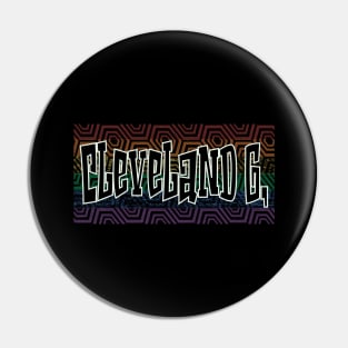 LGBTQ USA PRIDE G. CLEVELAND Pin