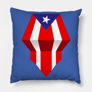 Puerto Rican Flag Pillow