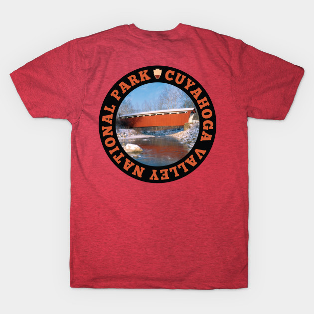 Discover Cuyahoga Valley National Park circle - National Park - T-Shirt