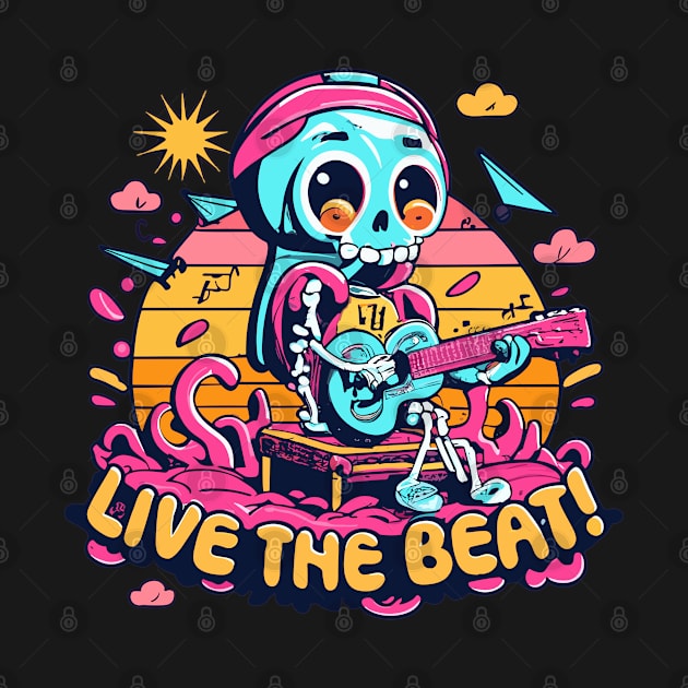 "Live the Beat" design by WEARWORLD