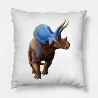 Triceratops Horridus Paleoart Pillow
