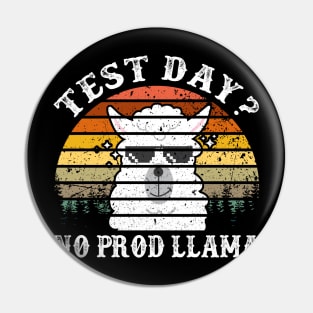 Test Day No Prob-llama Llama Teacher Testing Day Pin