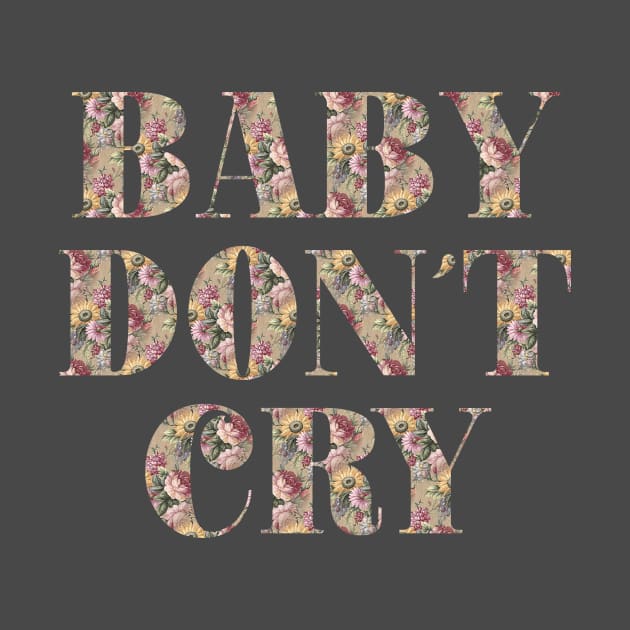 Baby Don´t Cry, pattern by Perezzzoso