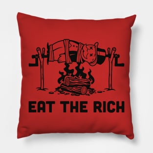 Eat the rich cook the Landlord Pillow