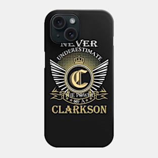 CLARKSON Phone Case