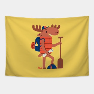 Moose adventurer Tapestry