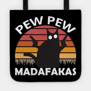 Pew Pew Cat Gaming Cat Tote