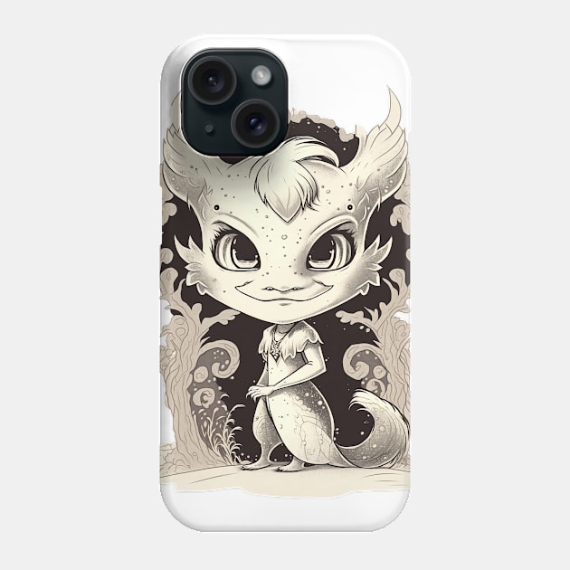 Mystical fantasy character. Phone Case by AndreKENO