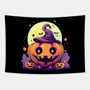 Funny Pumpkin Graphic Men Kids Women Halloween Tapestry