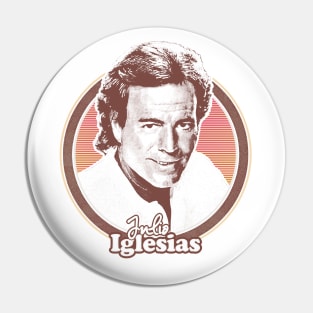 Julio Iglesias // Retro Style Fan Design Pin