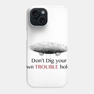 don't fall in your problems Phone Case