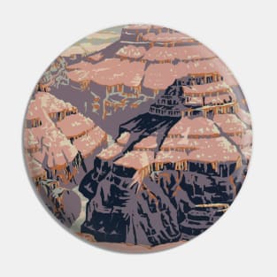 Grand Canyon - Vintage Travel Poster Pin