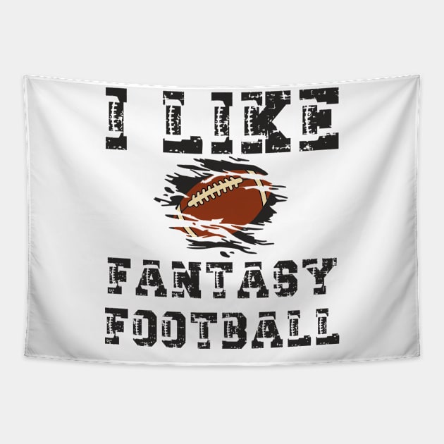 I like fantasy football Tapestry by Myartstor 