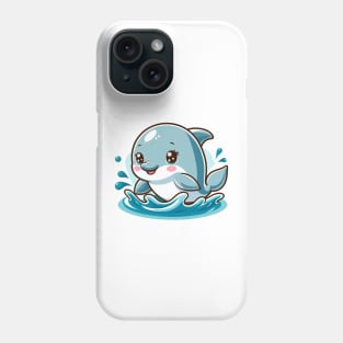 Cute Dolphin Swimming Phone Case