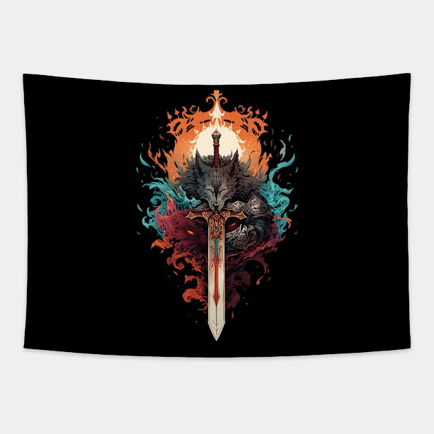 dark soul Tapestry by dorapeterx