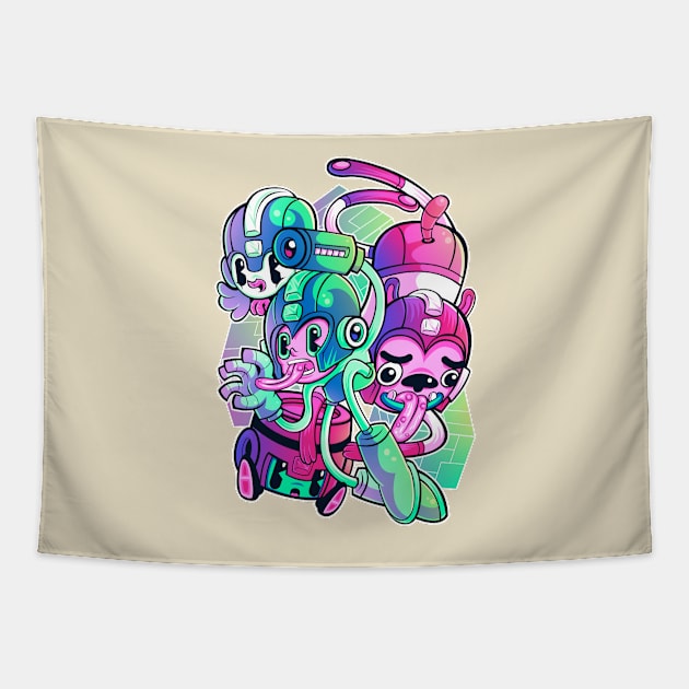 MegaPals Tapestry by Pinteezy