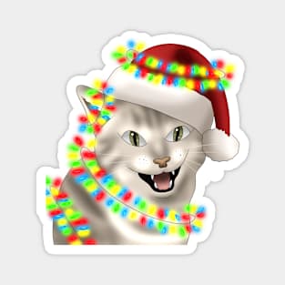 Merry Christmas Kitten Magnet
