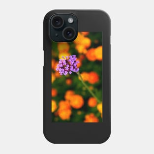 Purple Clump of Flowers Phone Case