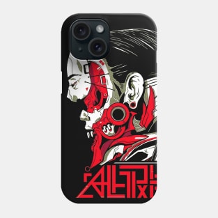 Vaporwave Cyberpunk Aesthetic Samurai Phone Case