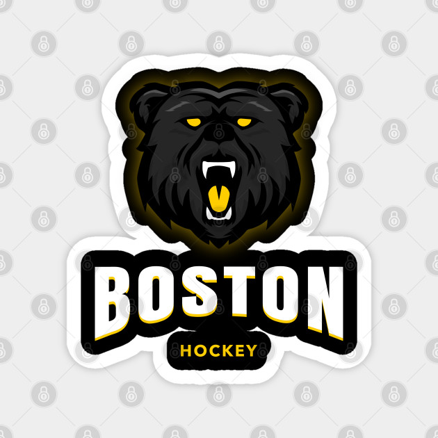 Boston Bruins Hockey Pullover Hoodie by BVHstudio