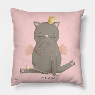 Cat Queen Pillow