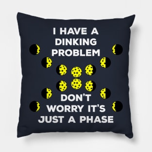 Dinking Problem Phases Of The Moon Pickleball Pillow