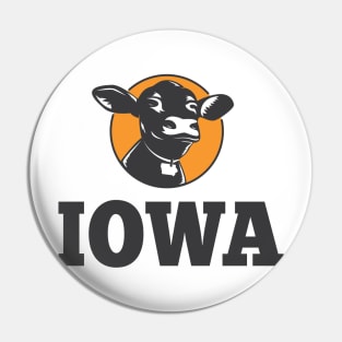 Iowa Cow Pin