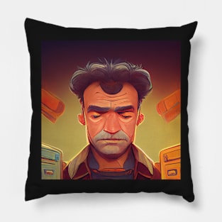 Mechanic | Comics Style Pillow