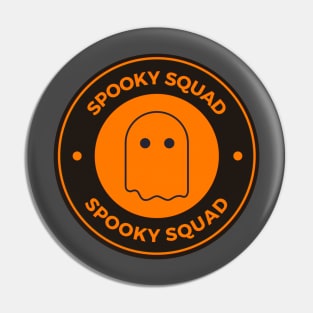 Spooky Squad Ghost Emblem Pin