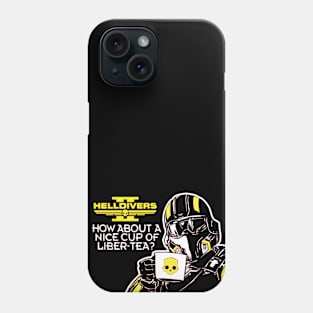 Helldivers Cup of Liber-tea Phone Case