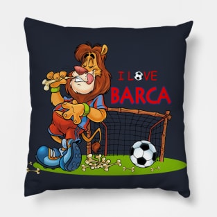 I love barca Pillow