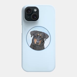 Beauceron Painting - Cute Original Dog Art Phone Case