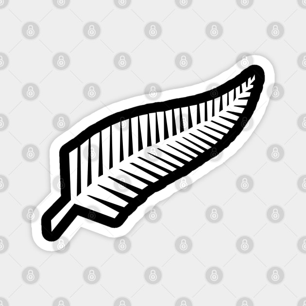 New Zealand Silver Fern Magnet by Neon-Light