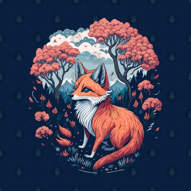 Kitsune Fox by mysticpotlot