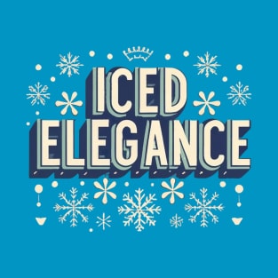 iced Elegance - Winter Themed desin T-Shirt